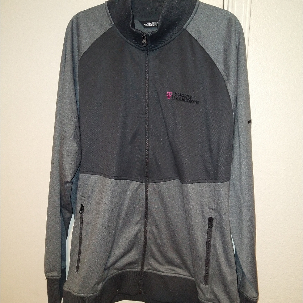 The North Face Gray Full Zip Jacket Men's sz XXL - Picture 1 of 8